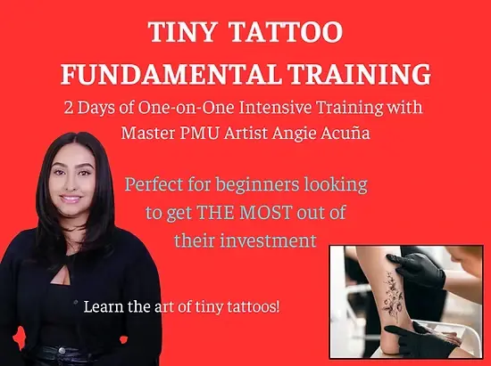 Tiny tattoo training course at Body and Brows by Ana in Yardley PA