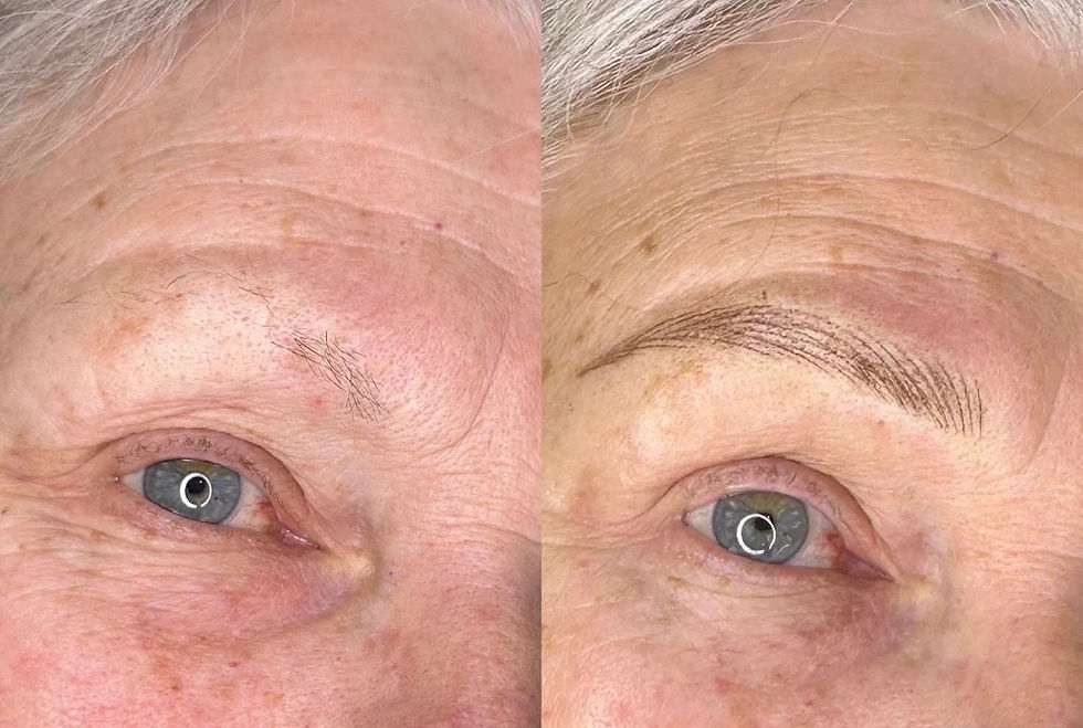 Nano brows for mature skin soft natural results