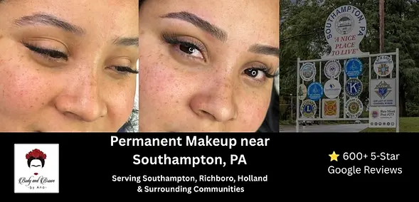Natural-looking permanent makeup near Southampton, PA by Body and Brows by Ana