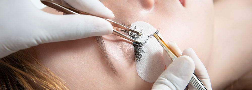Wimpern setzen