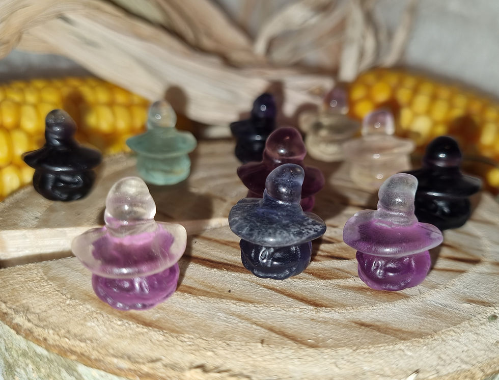 Miniaturbild: Fluorit mini carvings