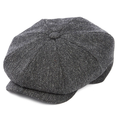 Biker Boy Cap Grey Henry Cole TV