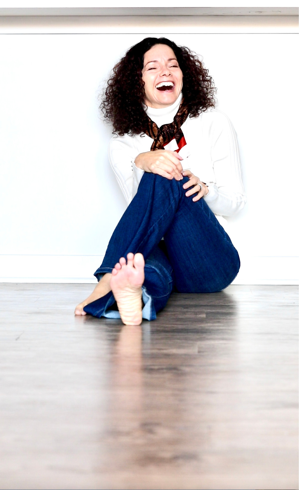 Monica Edwards laughing at the thought boredom