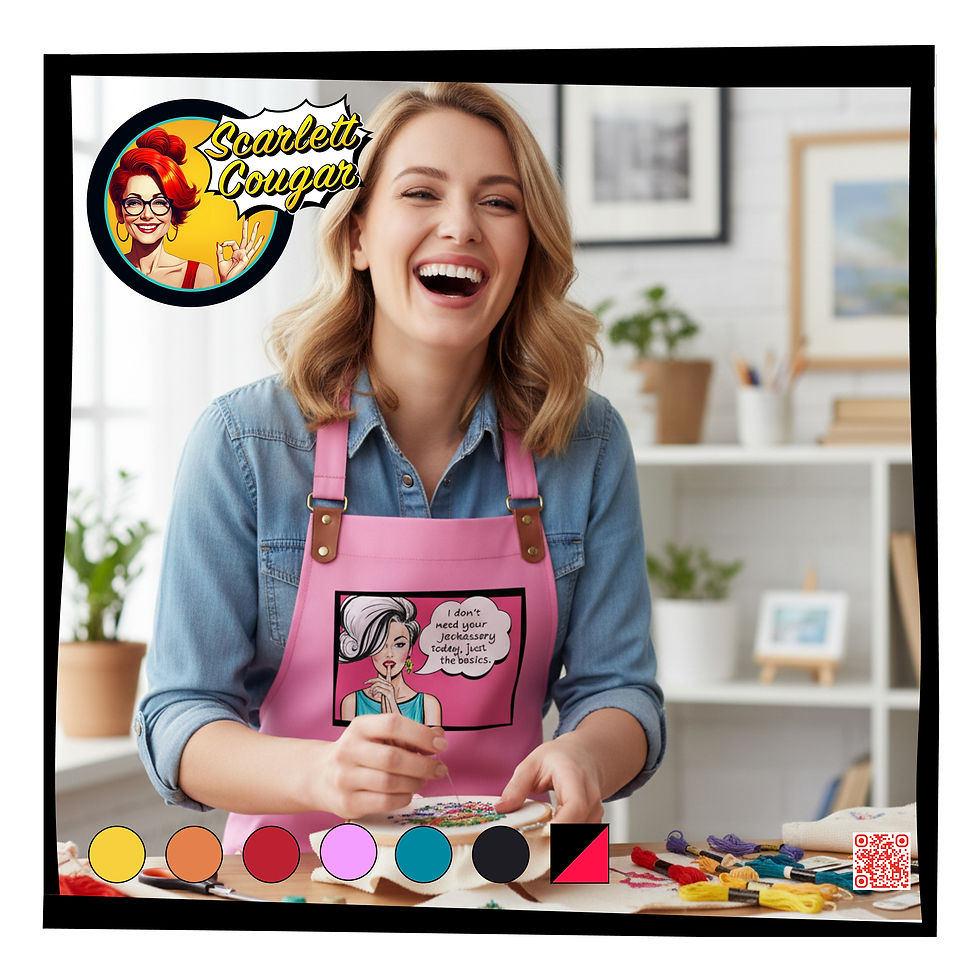 Thumbnail: Jackassery ~ Funny Card for Her | Snarky Card for Friends, Scarlett Cougar