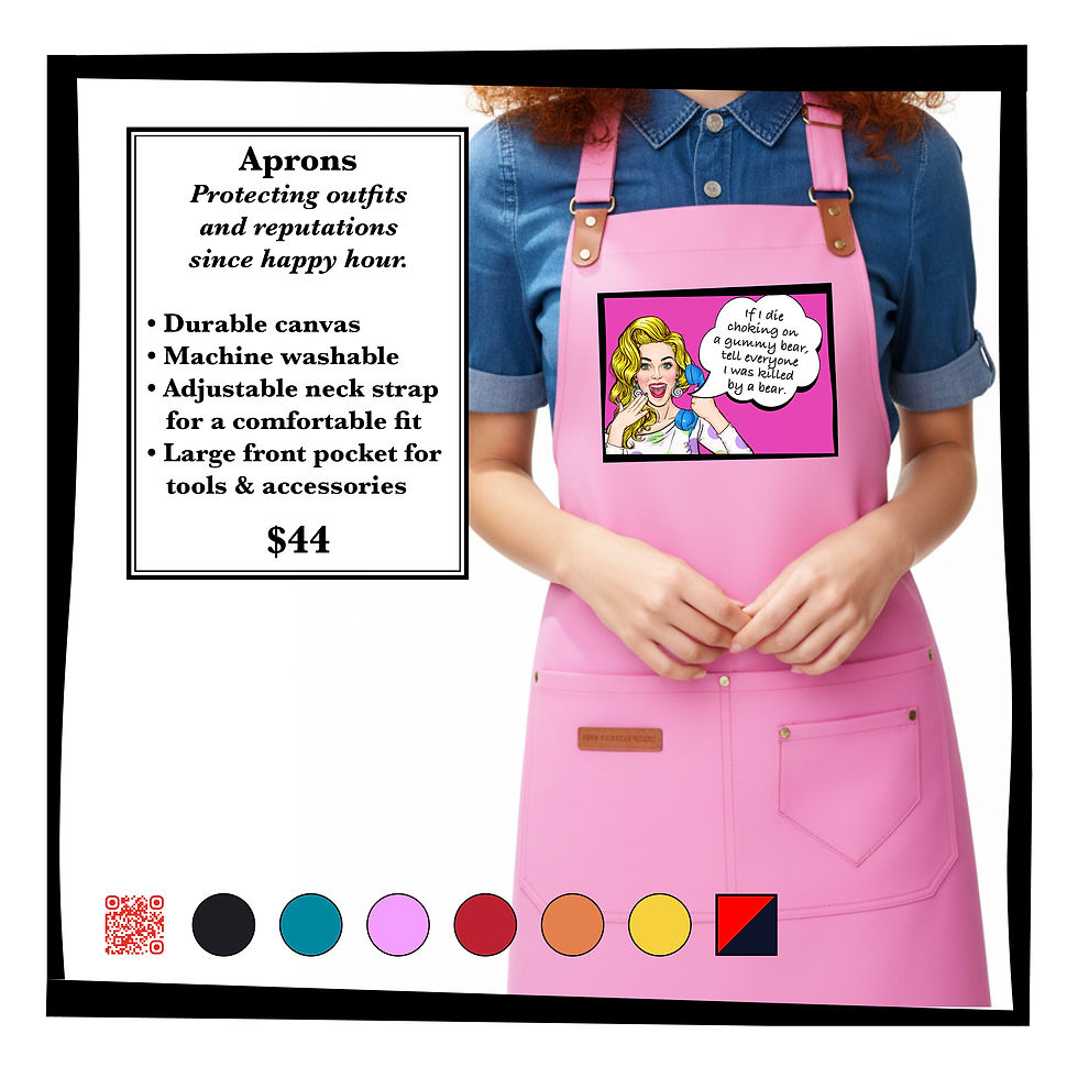 Thumbnail: Gummy ~ Funny Tea or Bar Towel | Gifts for Her, Scarlett Cougar