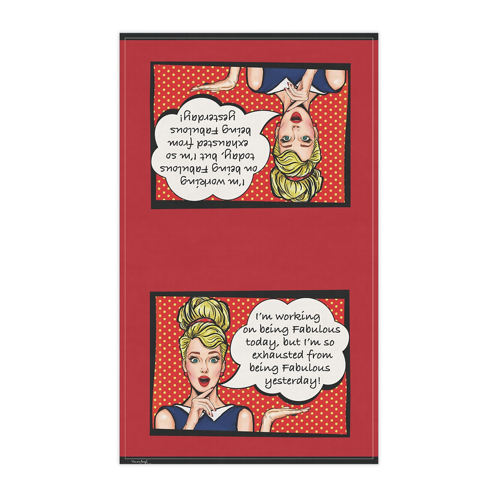 Fabulous Pop Art Tea Towel