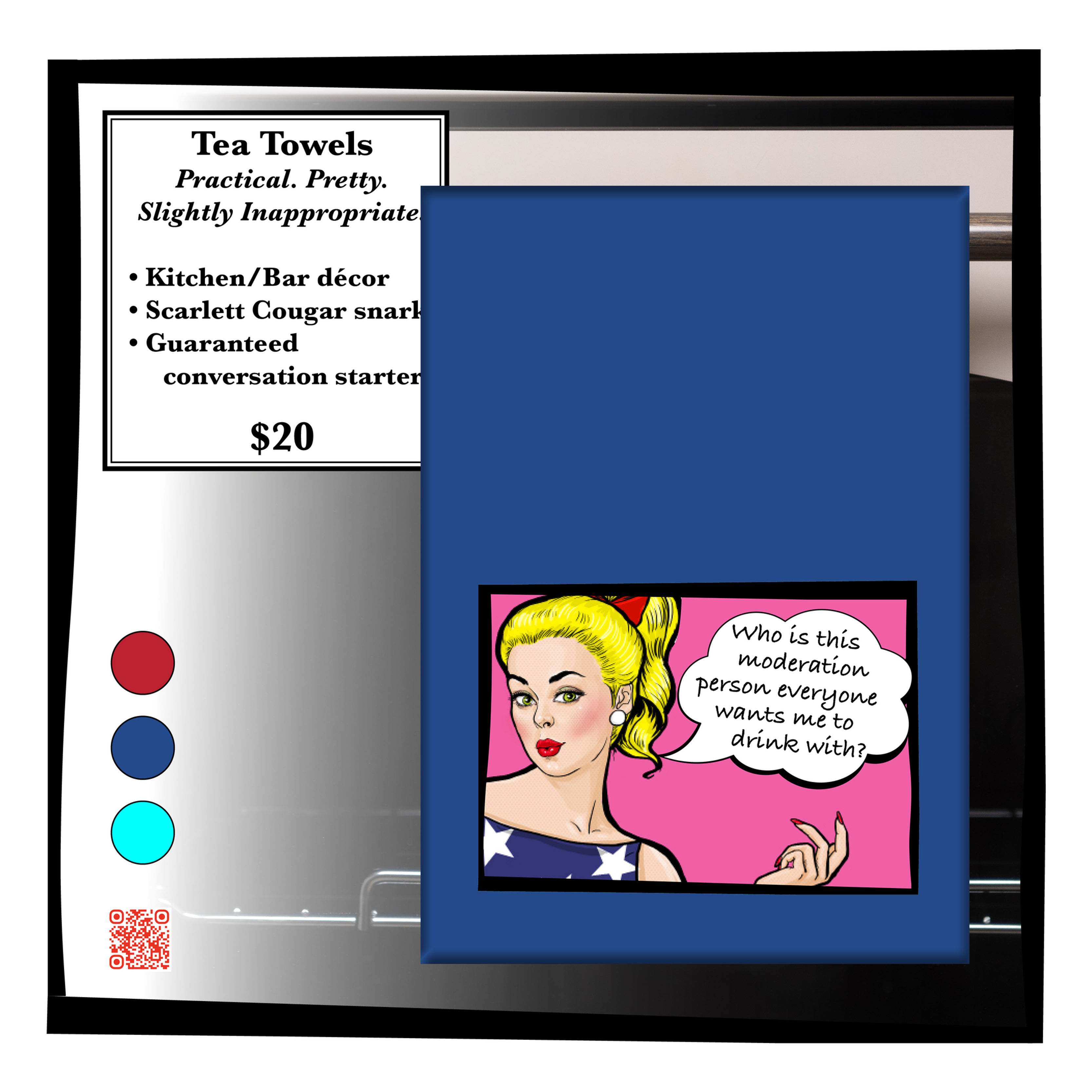 Moderation ~ Funny Tea Towel Gift for Her | Luxury Gift-Boxed – Scarlett Cougar