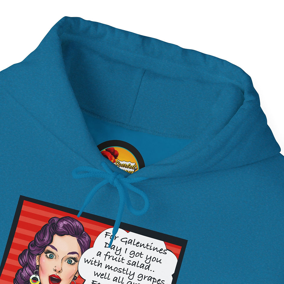 Thumbnail: Fruit - Funny Hoodie Fleece Pullover, Unique Cozy Gift for Her, 6 Rich Colors