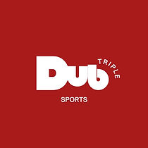 Triple Dub Sports brand identity and logo created for a sports media agency concept