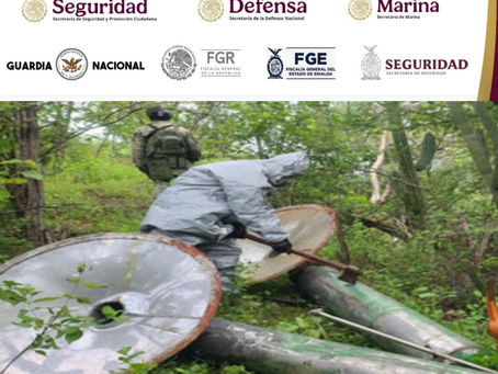 En Culiacán, Elota y Cosalá, el Grupo Interinstitucional asegura 13 áreas de concentración de químicos y 1 laboratorio clandestino