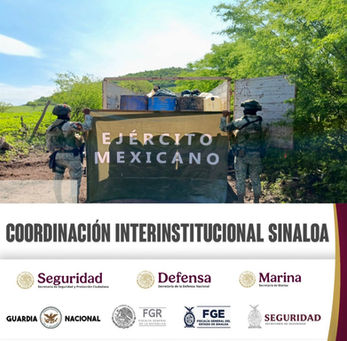 Grupo Interinstitucional asegura camioneta con precursores químicos y droga en Culiacán