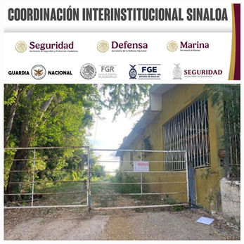 Grupo Interinstitucional cumplimenta una orden de cateo en Culiacán