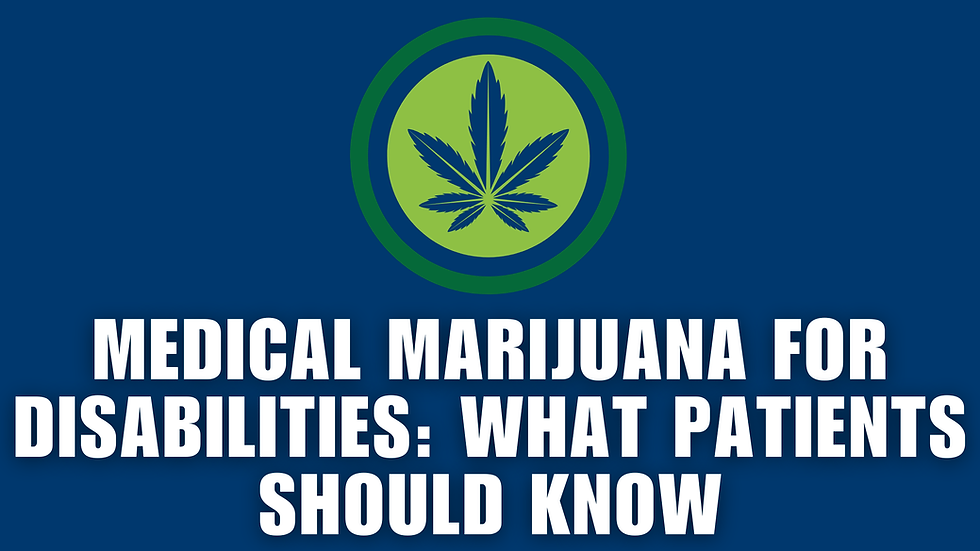 Medical Marijuana for Disabilities in Louisiana: What Patients Should Know