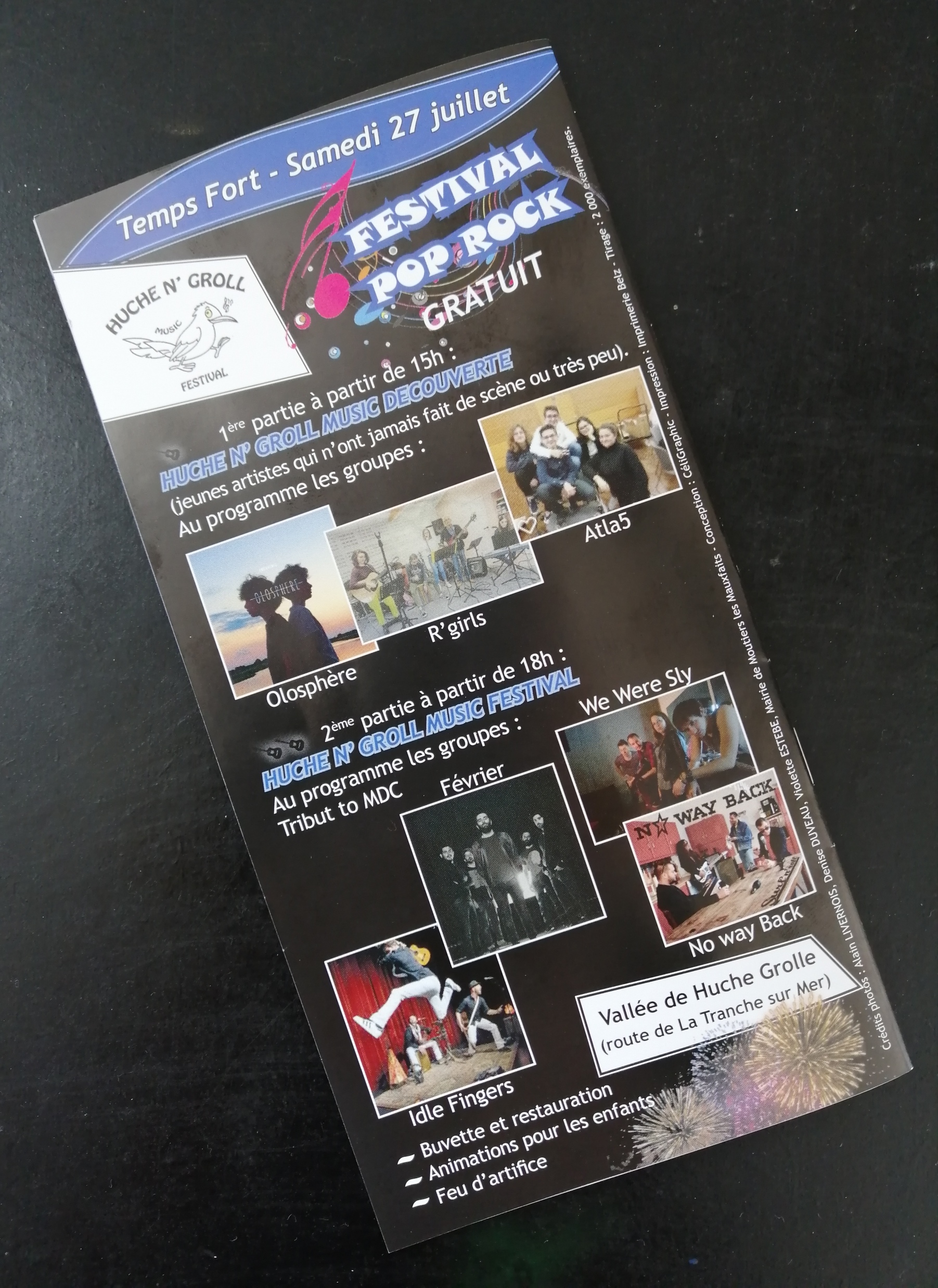 Brochure des manifestations