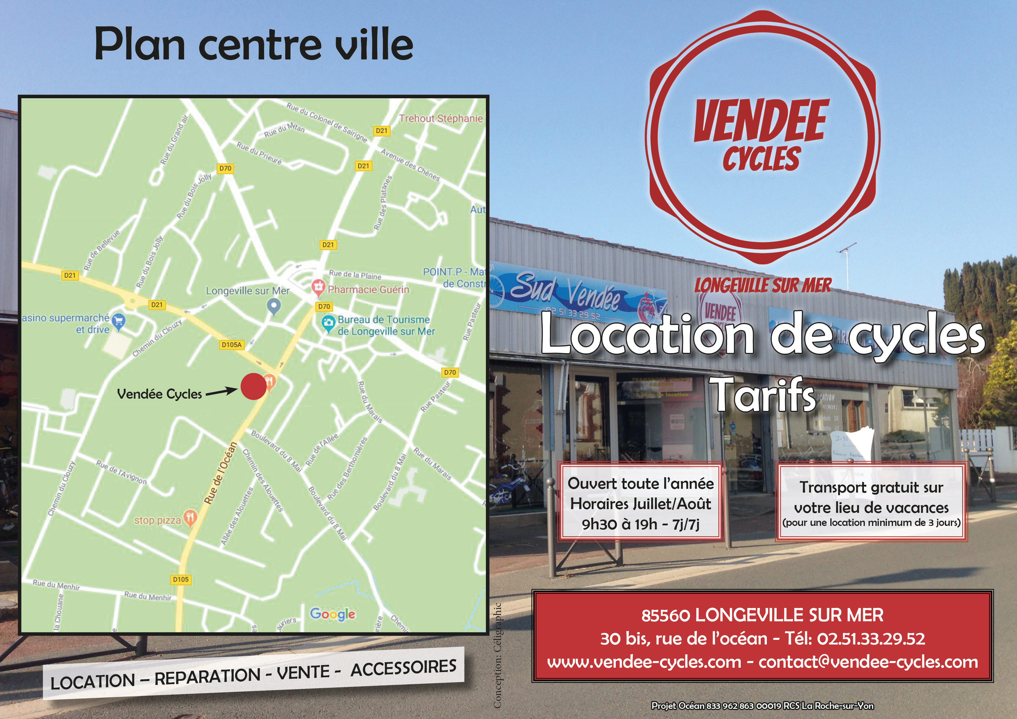 Dépliant Vendée Cycles