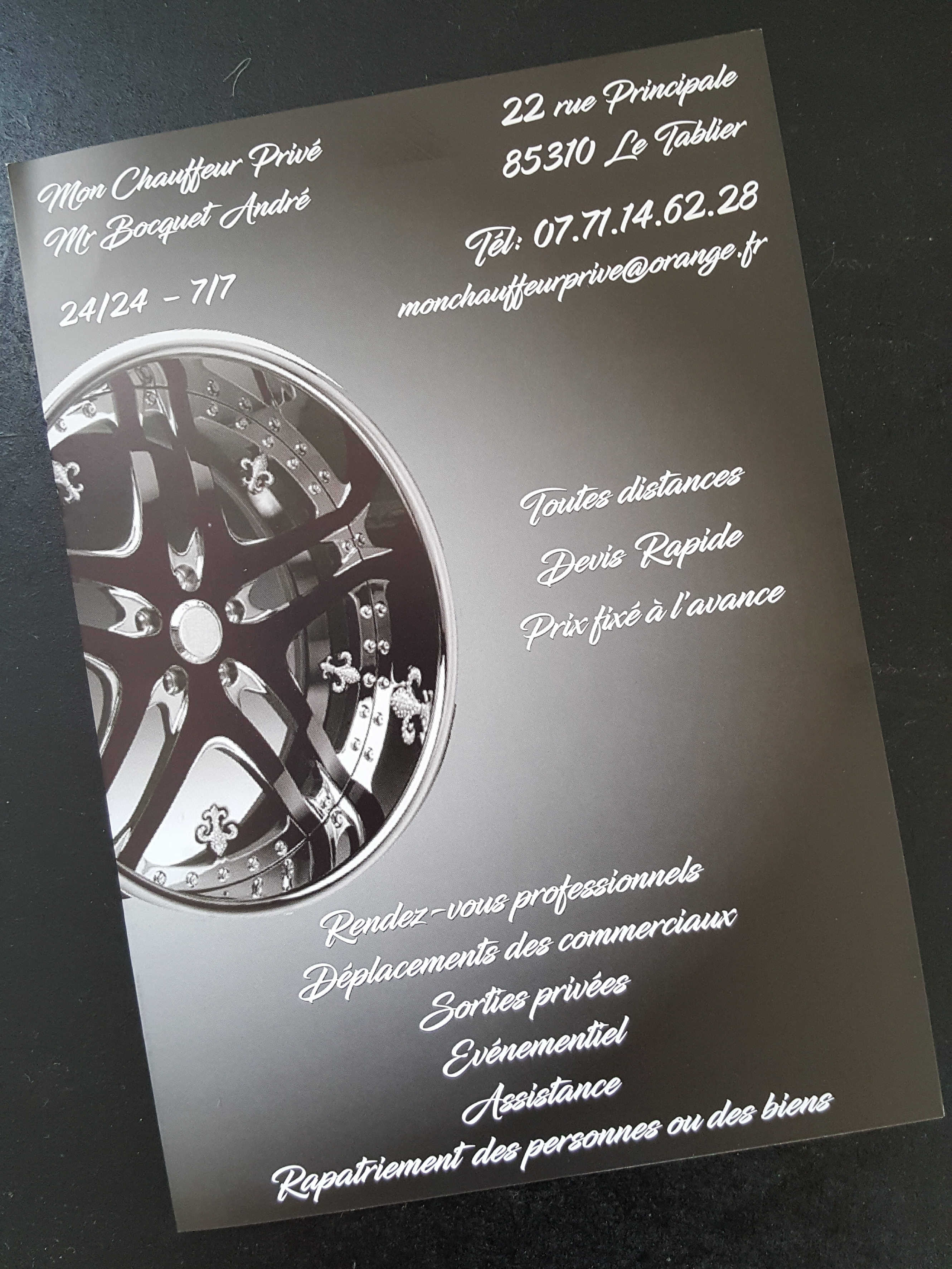 Flyer Mon Chauffeur Privé