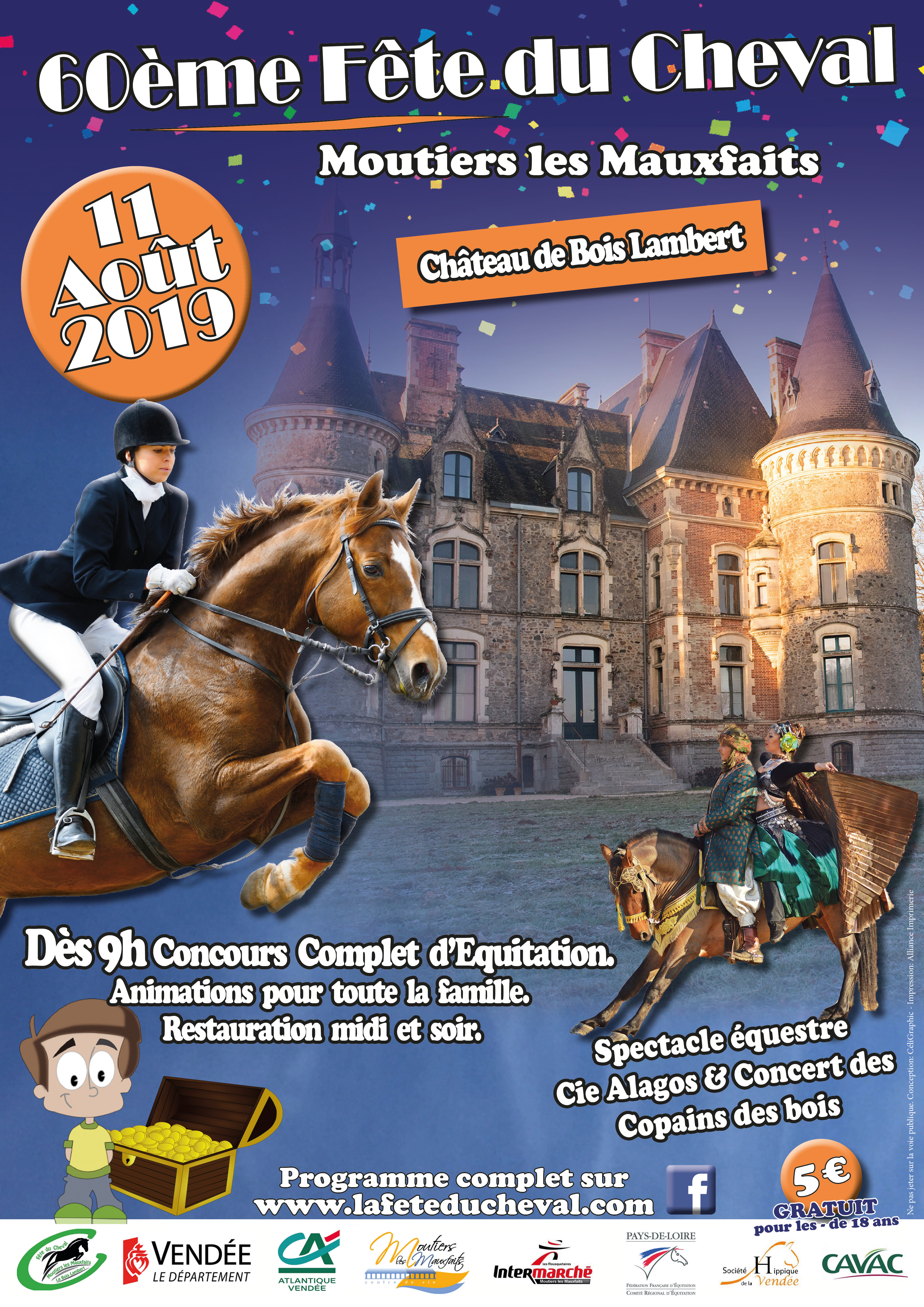 Affiche Fête du cheval