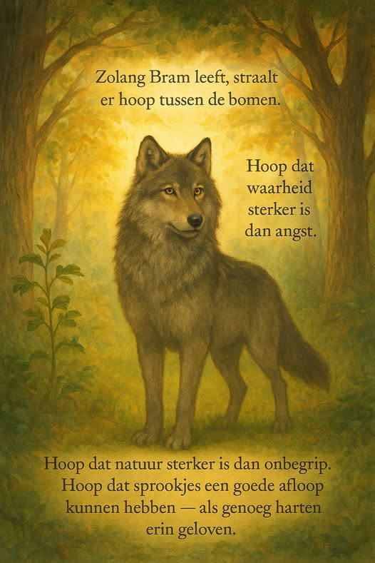Het sprookje van Bram, de wachtwolf van Den Treek