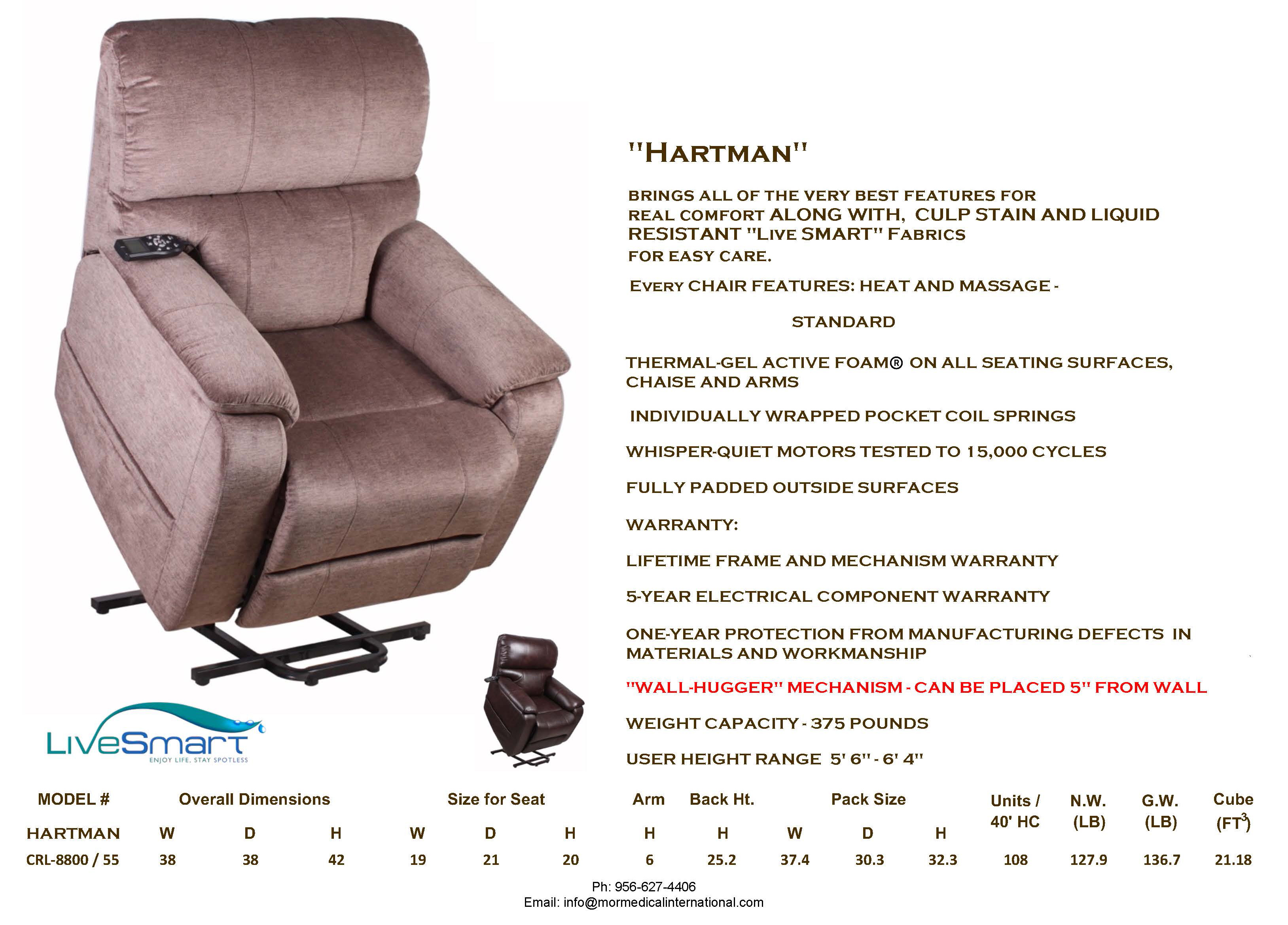 Lift Chairs Mor 8800 Mormedical