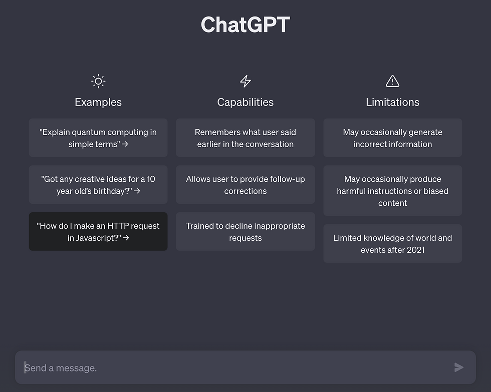 Respuesta ChatGPT, ¿No sé que preguntarle a la IA?