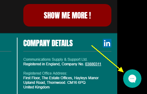 Web Chat button