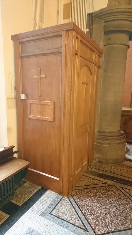 Covering of the Curch main fuse box.
