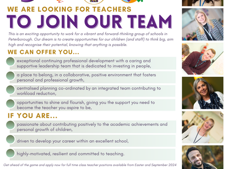 We're Looking For Teachers To Join Our Team!