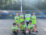 The year 4/5 netball team photo