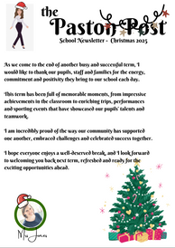 Front cover of newsletter