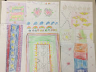 Photo of children's artwork