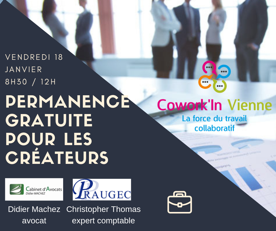 Permanence des créateurs Cowork In Vienne