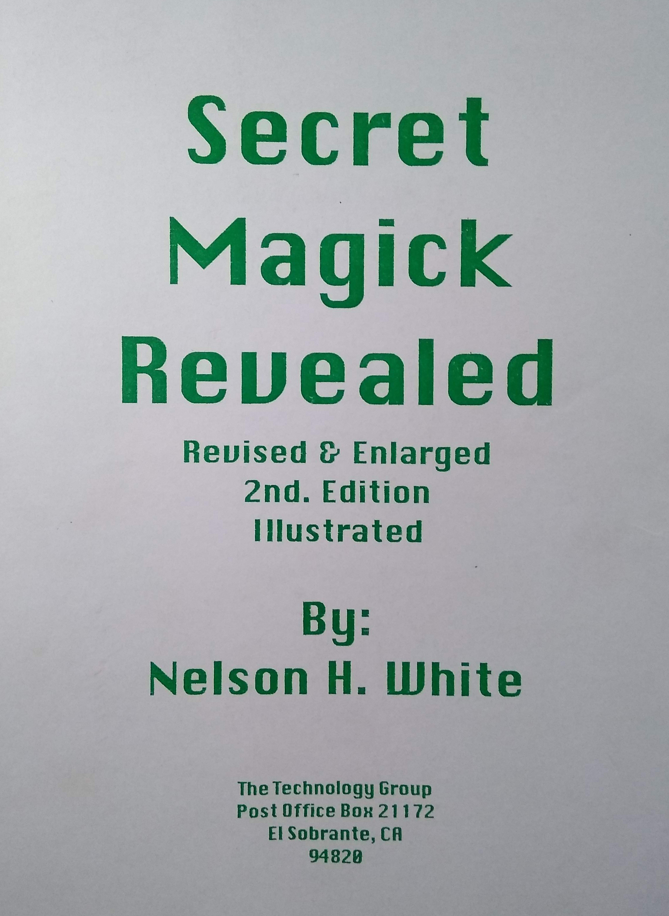 Secret Magick Revealed