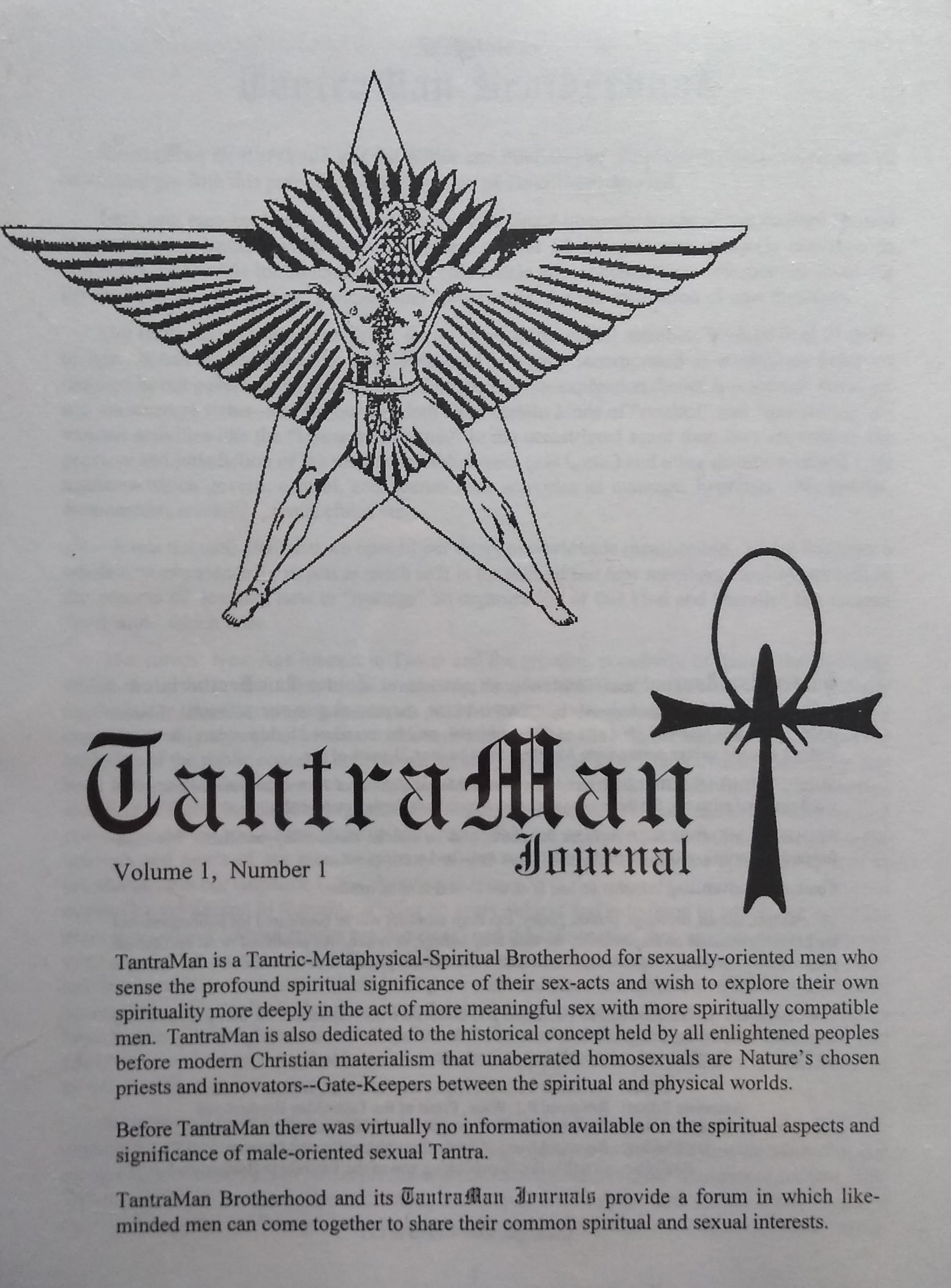 Tantra man Journal