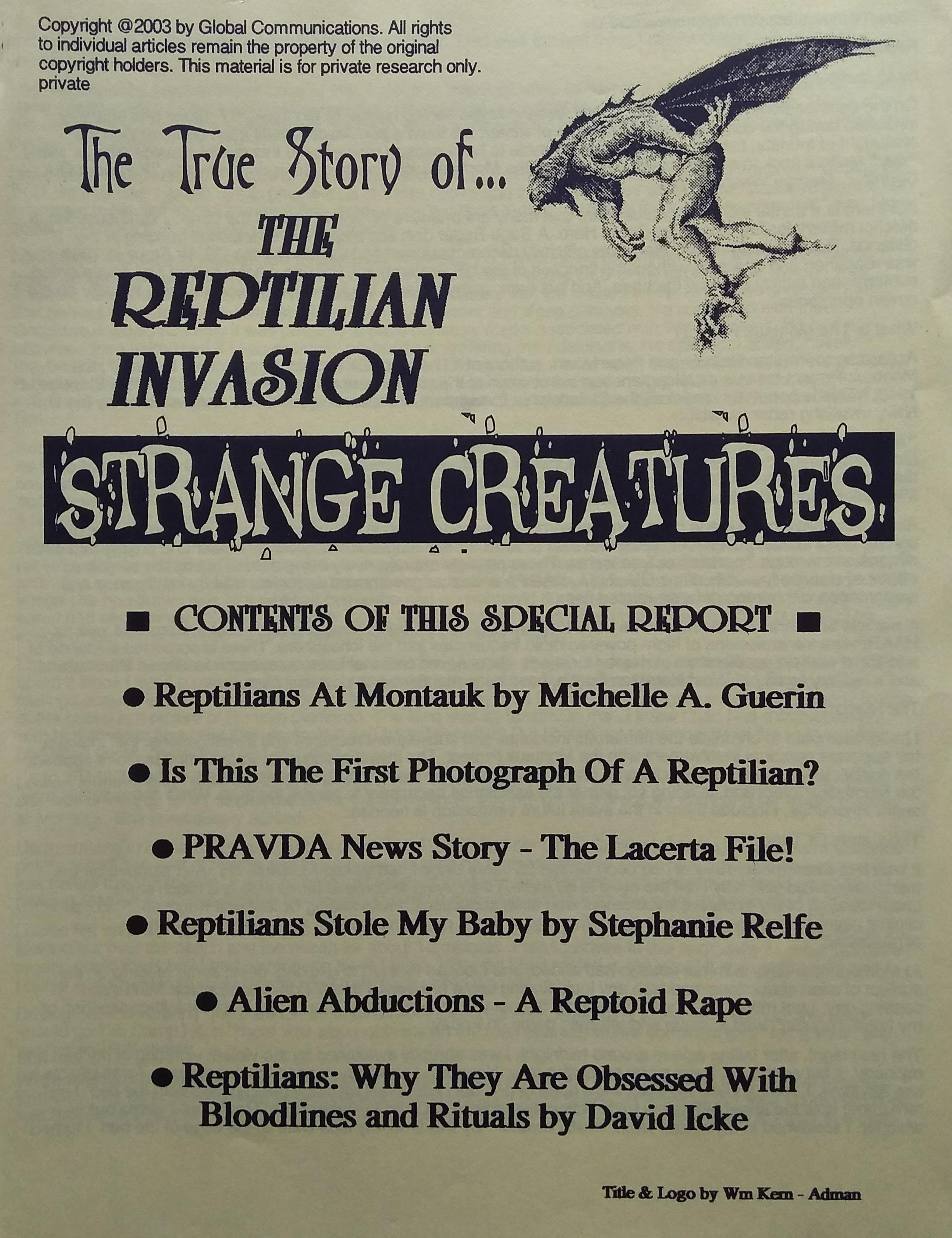 Strange creatures