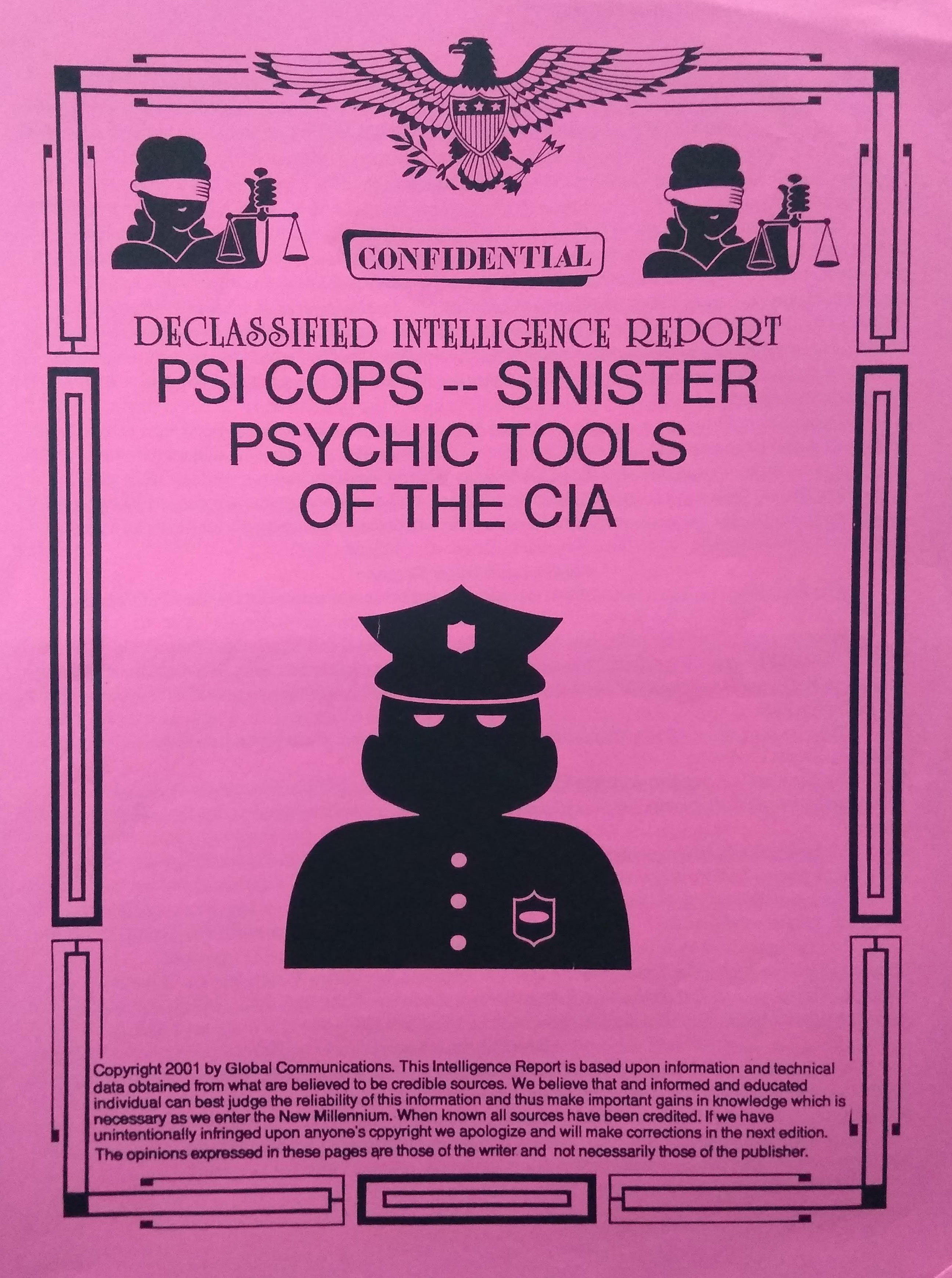 Psi Cops -- Sinister Psychic tools..