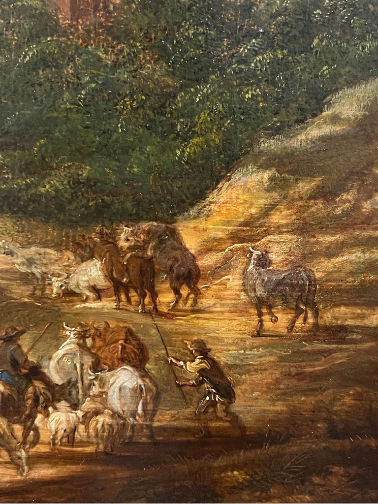 Thumbnail: Lucas Van Uden - A landscape with a fortified village