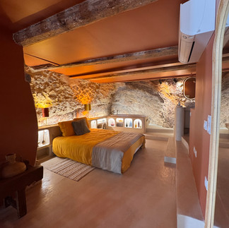 chambre troglodyte, lieu intimiste