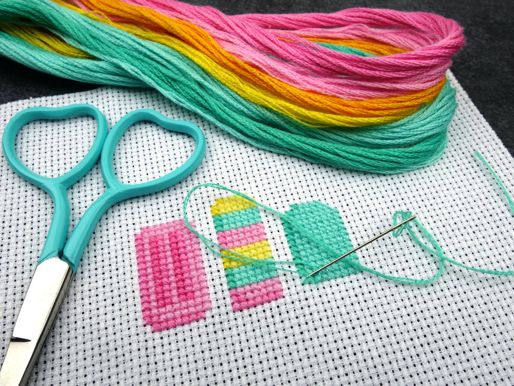 How to Railroad Cross Stitch
