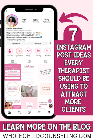 7 Instagram Post Ideas Every Therapist Should Be Using to Attract More Clients