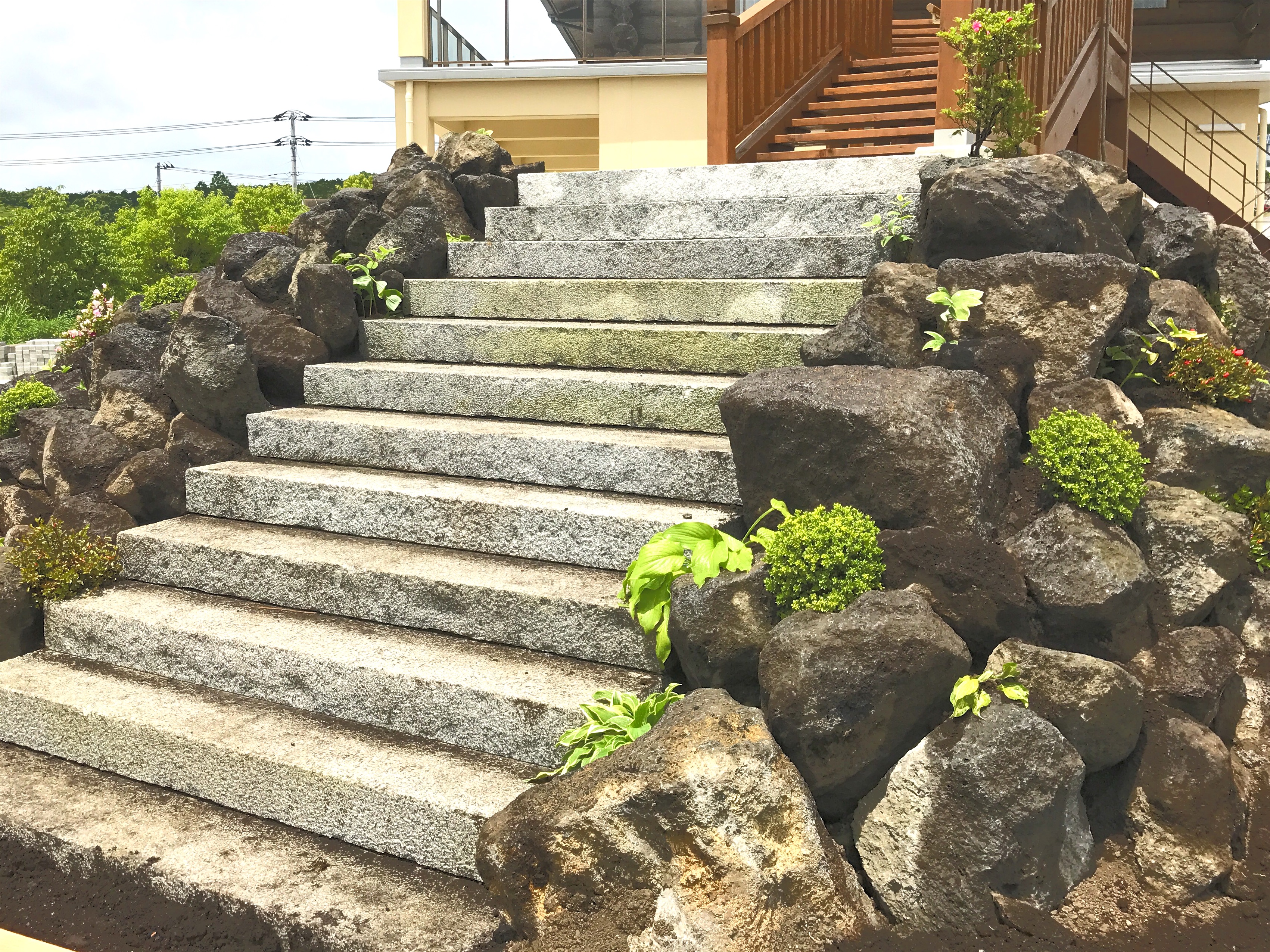 石積み階段