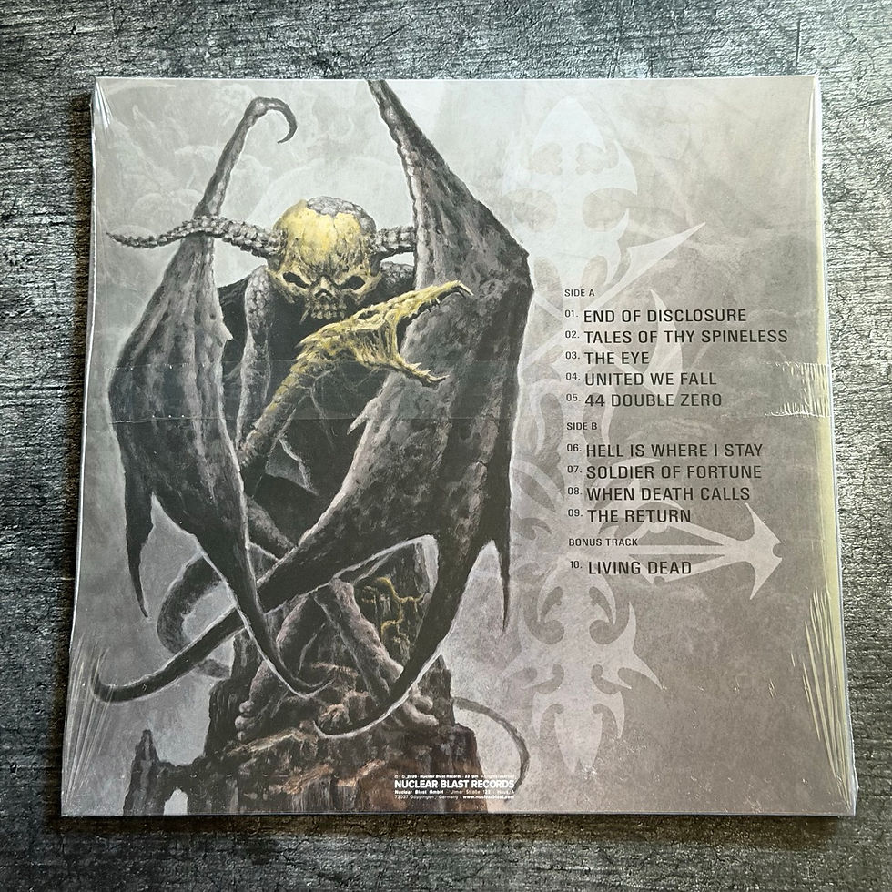 Thumbnail: Hypocrisy – End of Disclosure (Blue/White/Black Splatter, Ltd. 500)