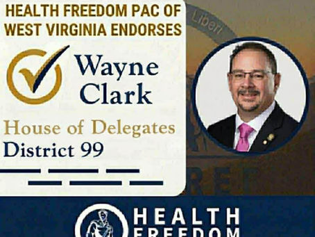Endorsed by West Virginia's Health Freedom PAC