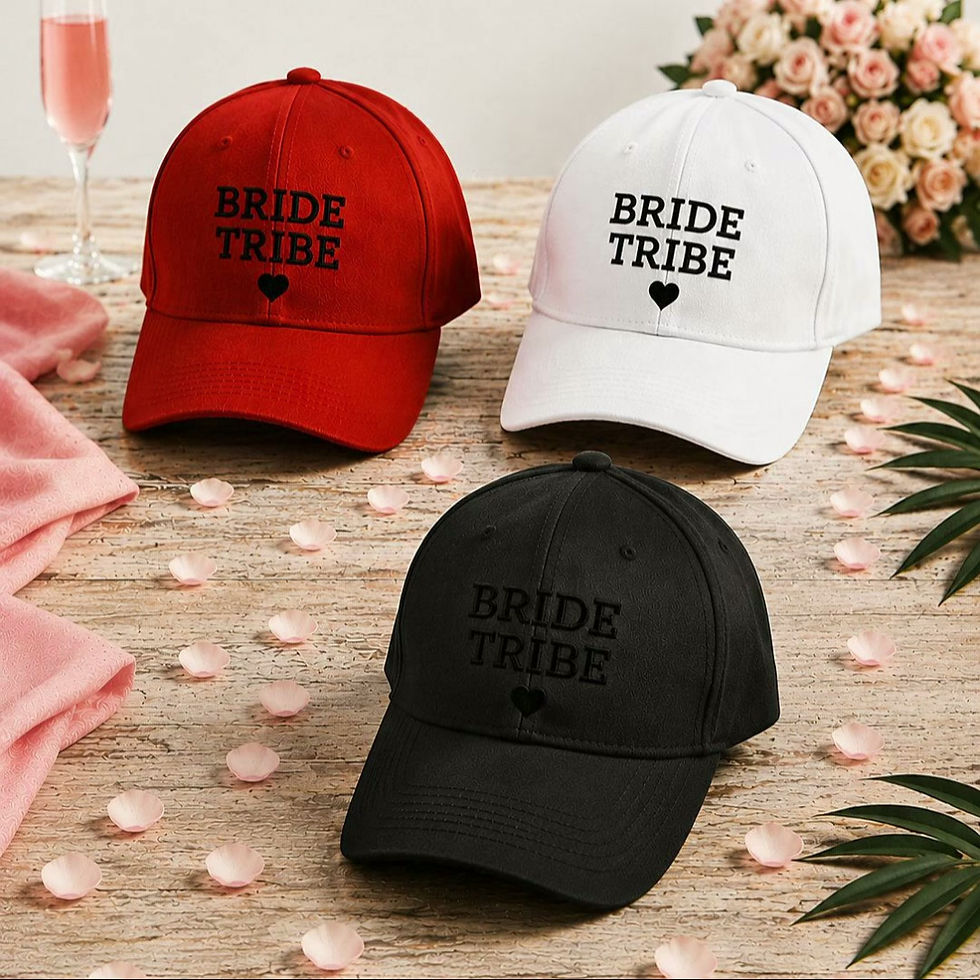 Thumbnail: Bride Tribe Embroidered Hats