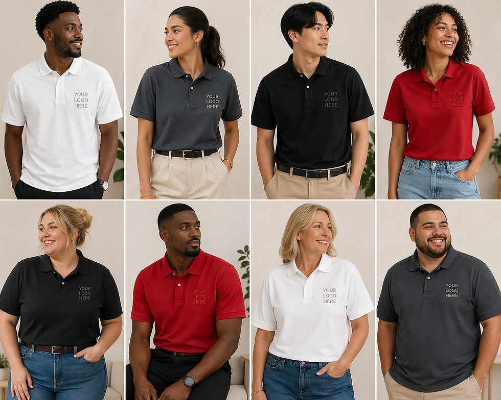 Thumbnail: Custom Embroidered Polo Shirt | Personalized Polo with your Logo or Text