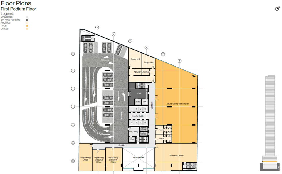 High-rise Tower Plan