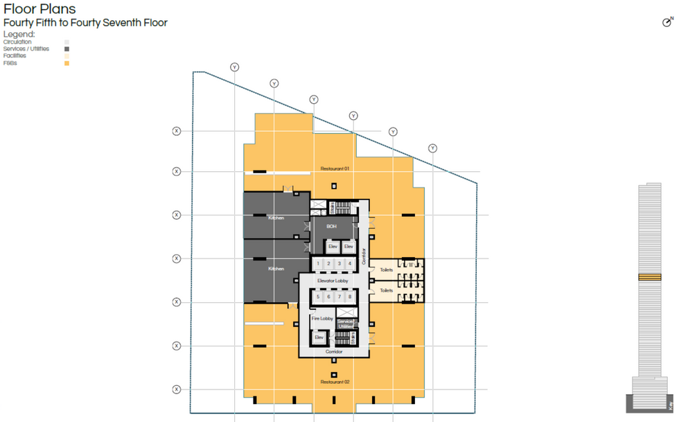 High-rise Tower Plan
