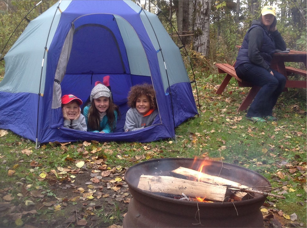 Family tenting.