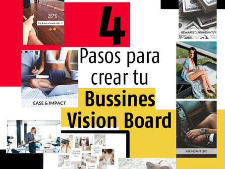Rentabilidad=Acción=Business Vision Board