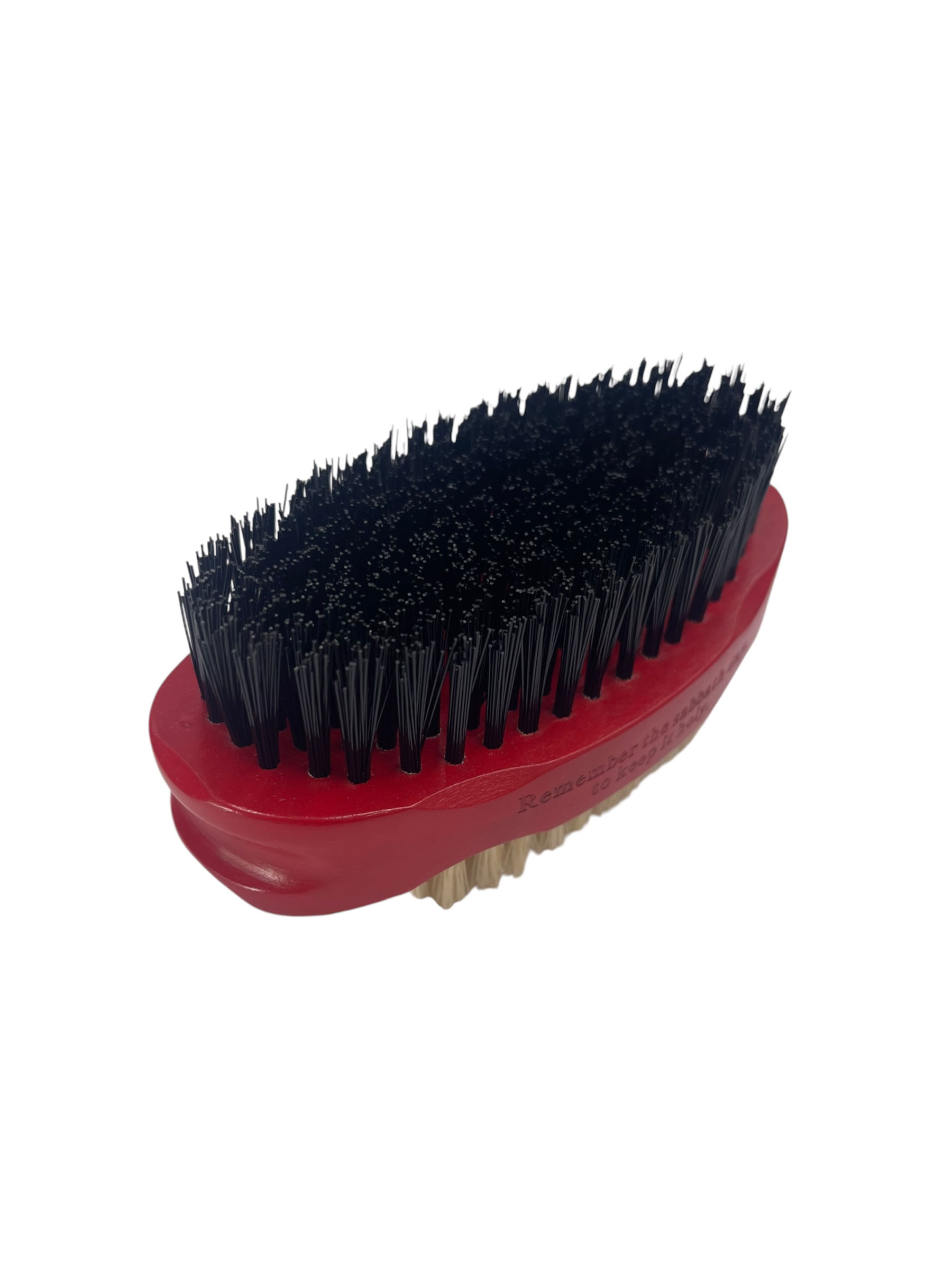 Dual Diver – Red Base (White & Black Bristles) | Soft + Hard