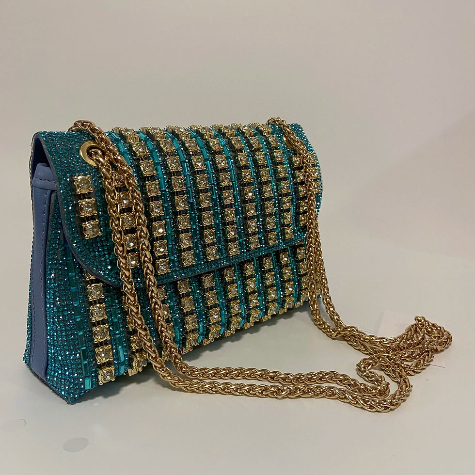 Thumbnail: Luxury Diamond Shiny Dinner Bag 